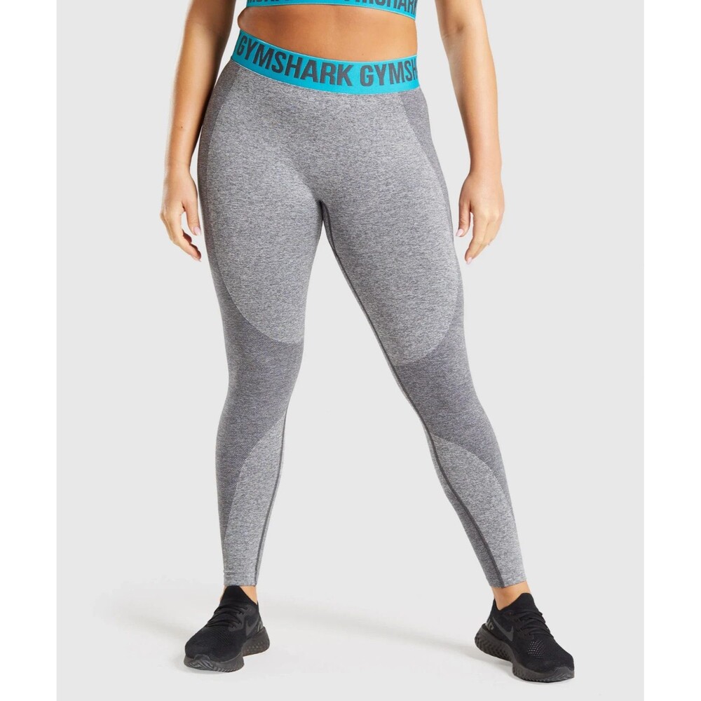 Gymshark Flex Gray Low Rise Leggings Womens Athletic Activewear Gym Yoga Sz S